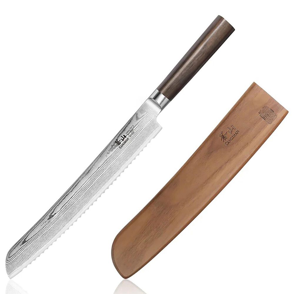 Cangshan Haku 9&quot; Bread Knife in Brown, , large