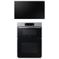 Samsung Bespoke 2-Piece Kitchen Package with Stainless Steel Bespoke 30" Combination Wall Oven and Black 36" Induction Cooktop, , large