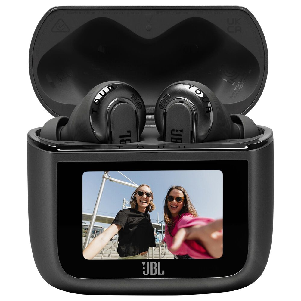 JBL Tour Pro 3 True Wireless Noise Cancelling Earbuds with Smart Charging Case in Black, , large