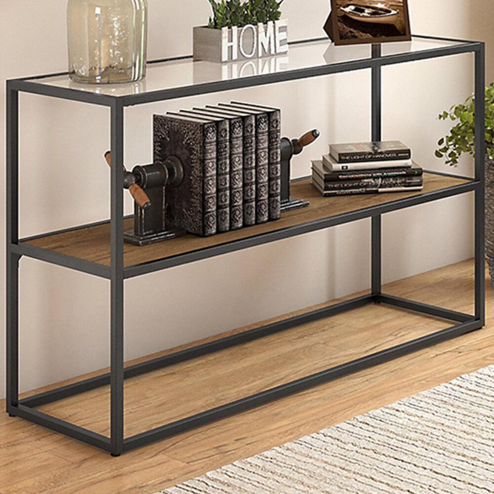 Bush Anthropology Console Table in Rustic Brown, , large