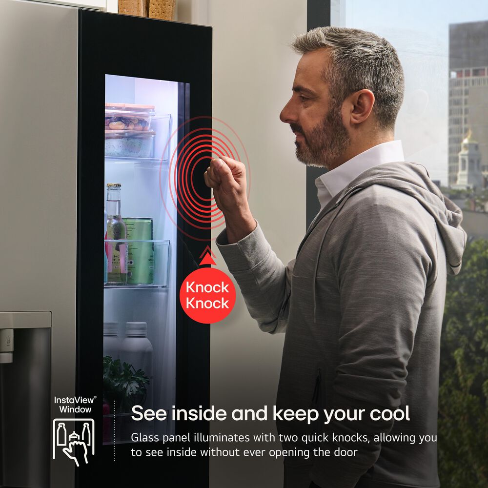 LG 29 Cu. Ft. Smart Standard-Depth Max French Door Refrigerator in PrintProof Stainless Steel, , large