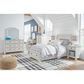Ashley Robbinsdale Twin Storage Sleigh Bed in Antique White, , large
