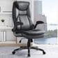 Valor Living Executive Chair with Charcoal Grey Upholstery in Titanium, , large