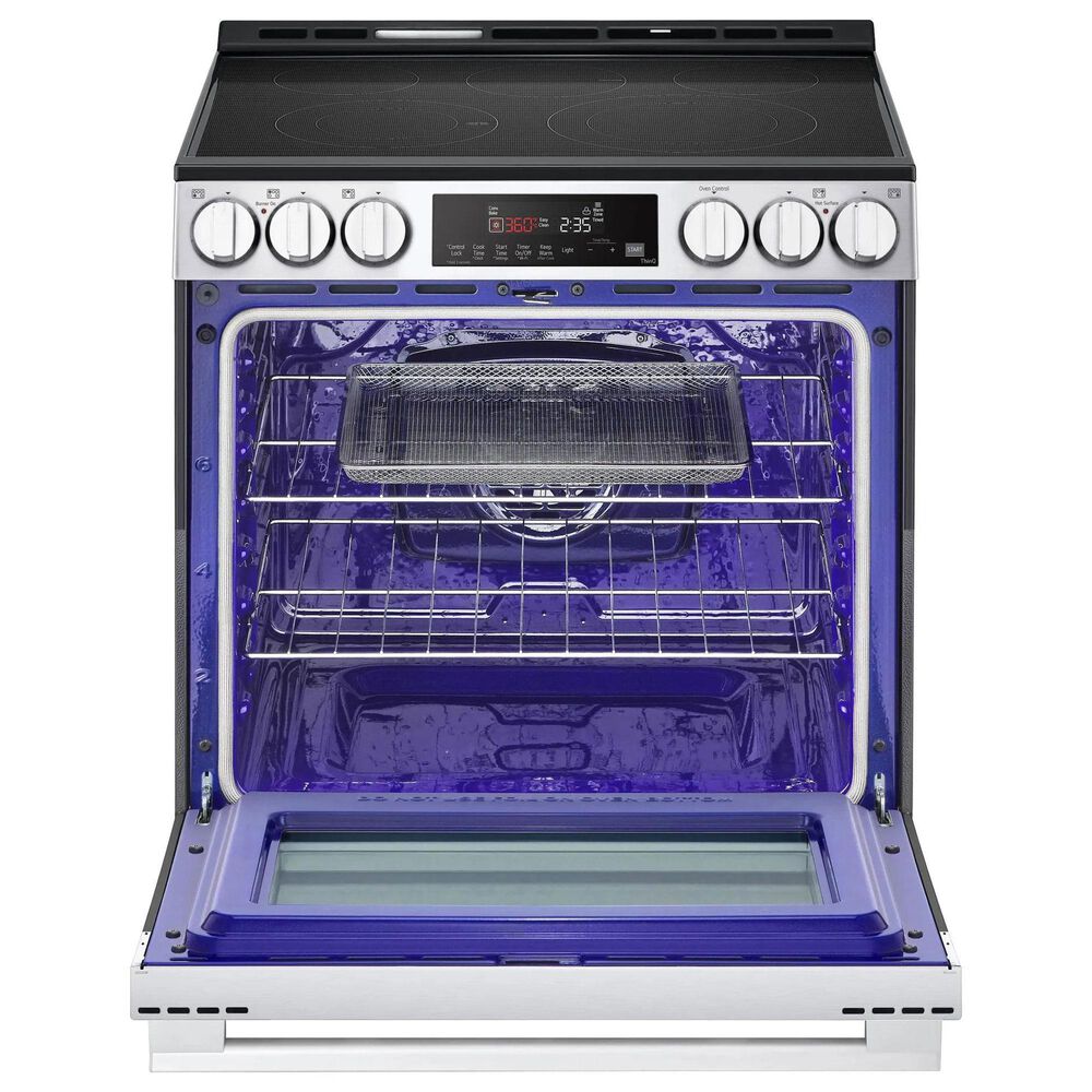 LG 6.3 Cu. Ft. Smart Electric Slide-in Range with Air Fry and EasyClean in PrintProof Stainless Steel, , large