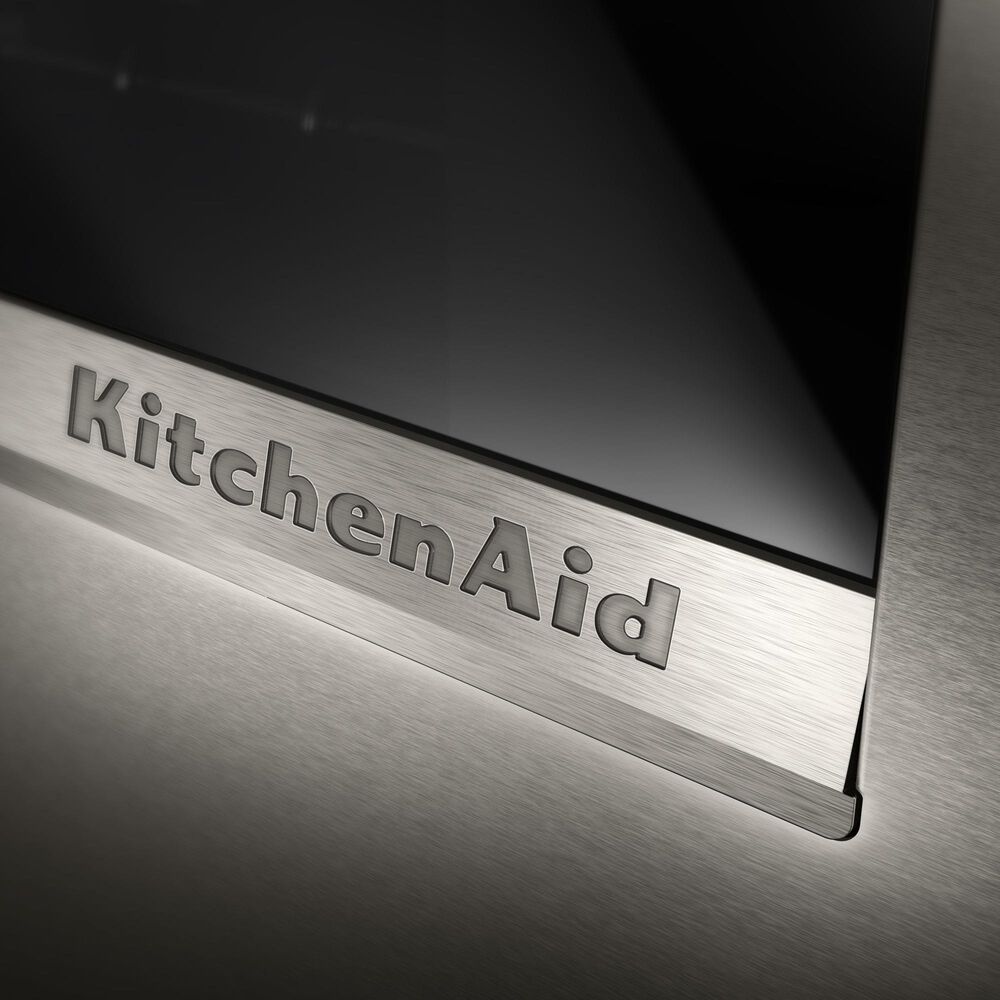 KitchenAid 2-Piece Kitchen Package with Black Ore 30" Smart Single Wall Oven and Stainless Steel 30" Gas Cooktop, , large