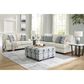 Ashley Valerano Stationary Loveseat in Parchment, , large