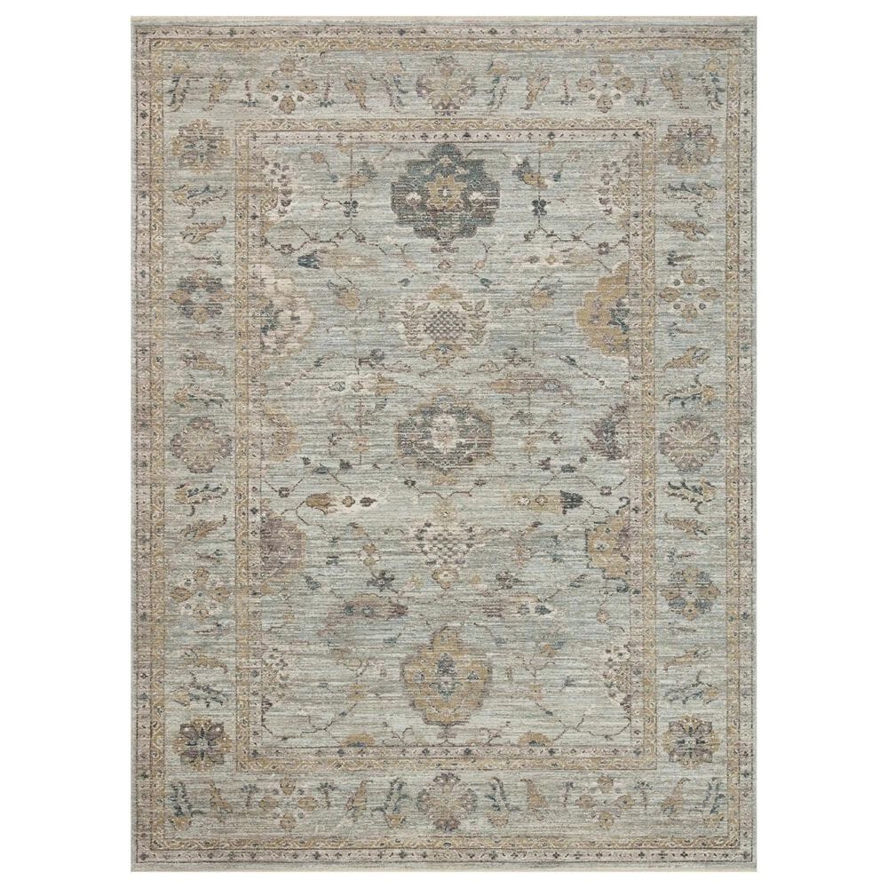 Magnolia Home Millie 5"3" x 7"6" Sky and Gold Area Rug, , large