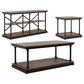Furniture of America Pollard 3-Piece Occasional Table Set in Dark Oak/Black, , large