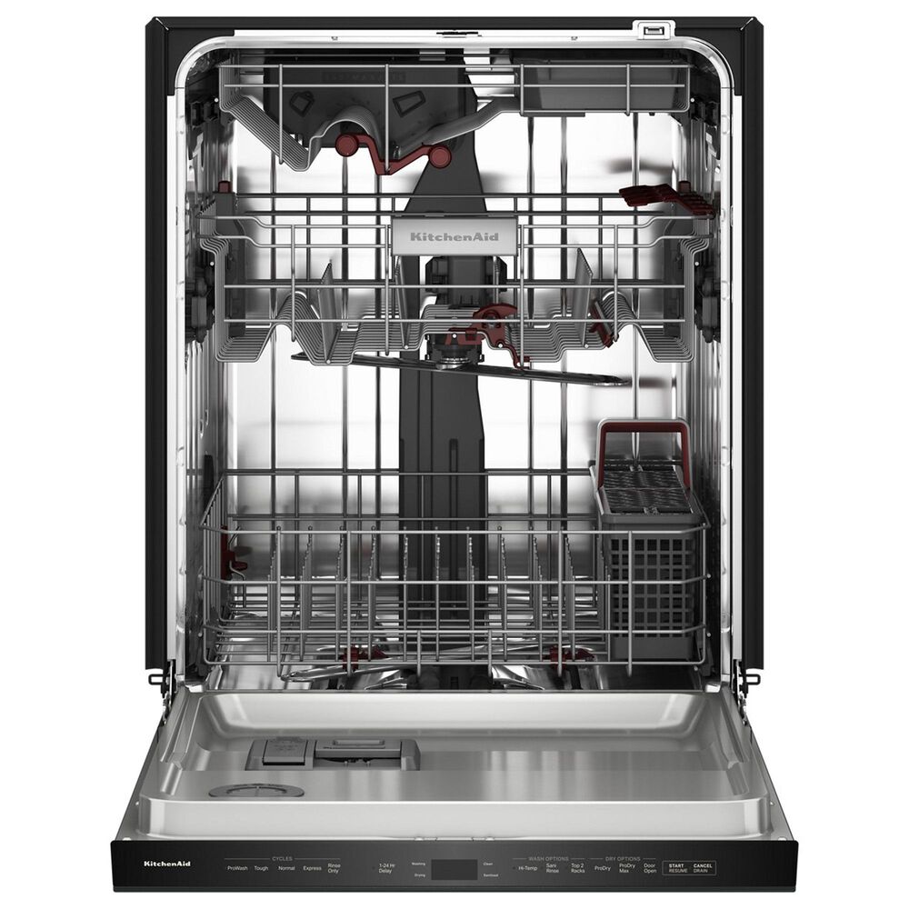 KitchenAid 24&quot; Max Jets Third Rack Dishwasher with Advanced ProDry System and Pocket Handle in Black Ore, , large