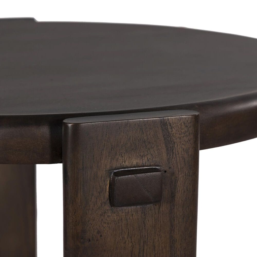Four Hands Aidan End Table in Matte Brown Neem, , large