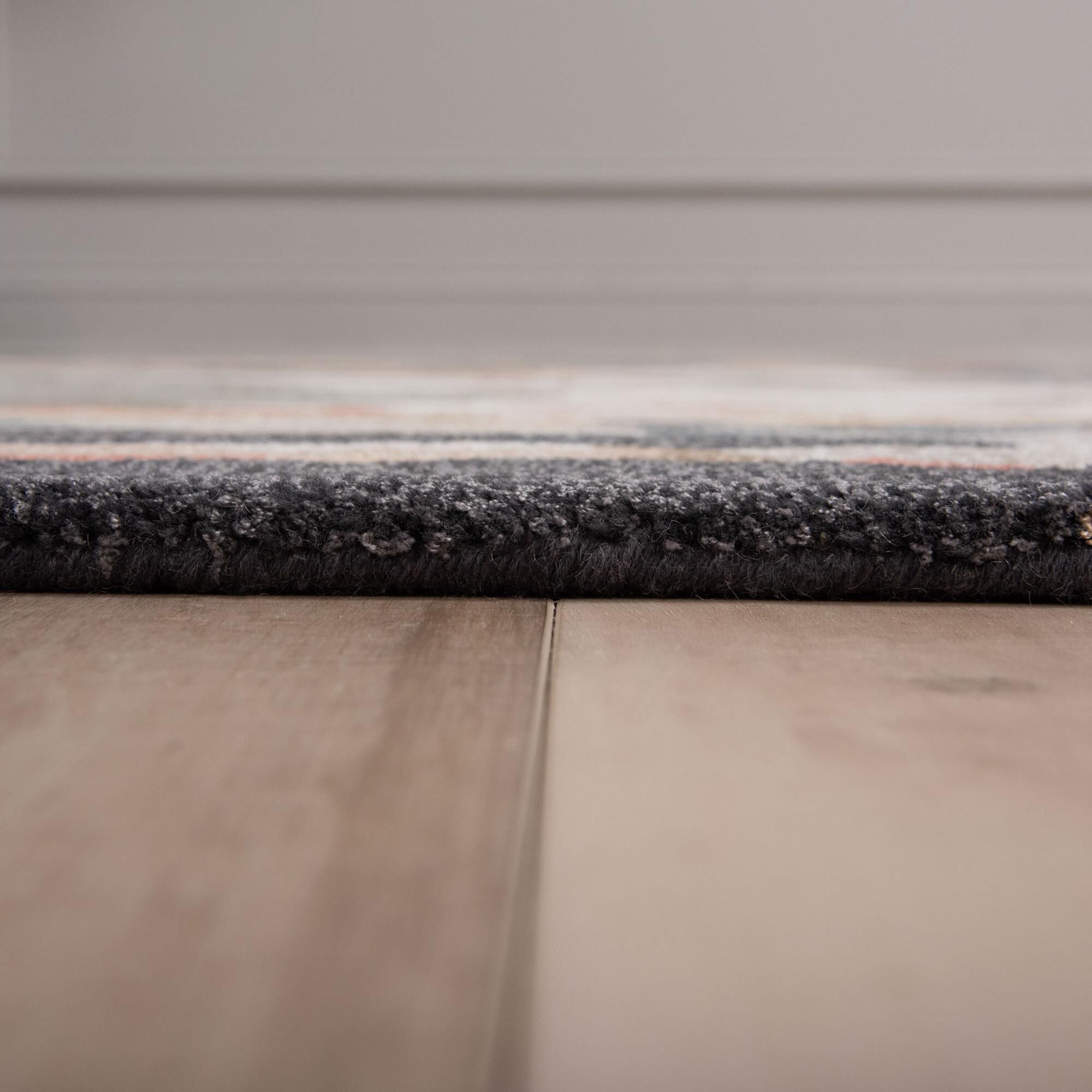 RIZZY Kinetic KIN660 Gray 5' x 8' Area Rug