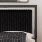 Ashley Zuraleus Queen Upholstered Storage Bed in Matte Black and Chrome, , large