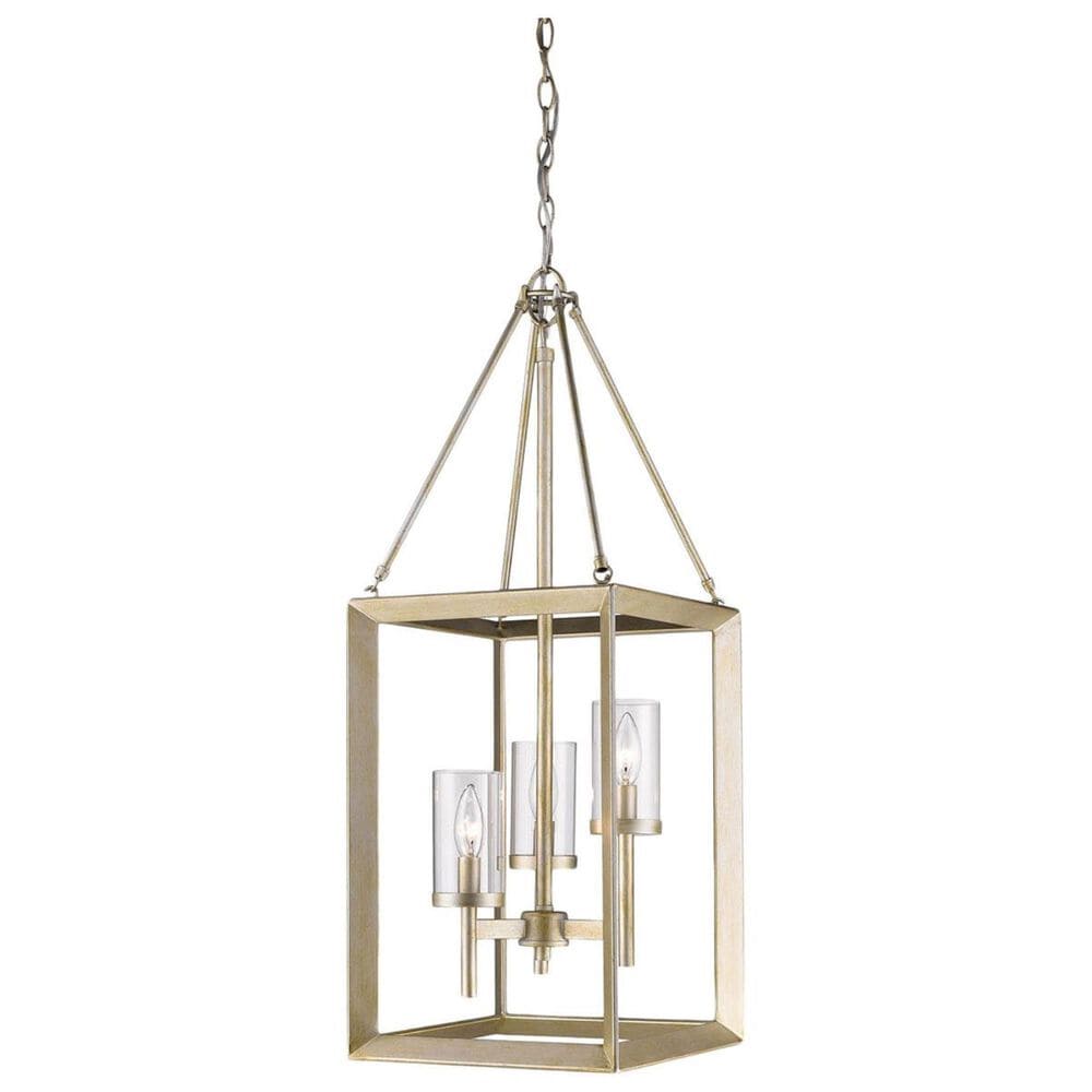 Golden Lighting Smyth 3-Light Pendant in White Gold, , large