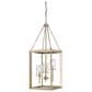 Golden Lighting Smyth 3-Light Pendant in White Gold, , large