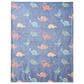 Duke Imports Jurassic Friends - Glow in the Dark Plush Throw in Blue, , large