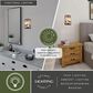 Vaxcel Bryce 1-Light Deer Wall Sconce in Burnished Bronze, , large
