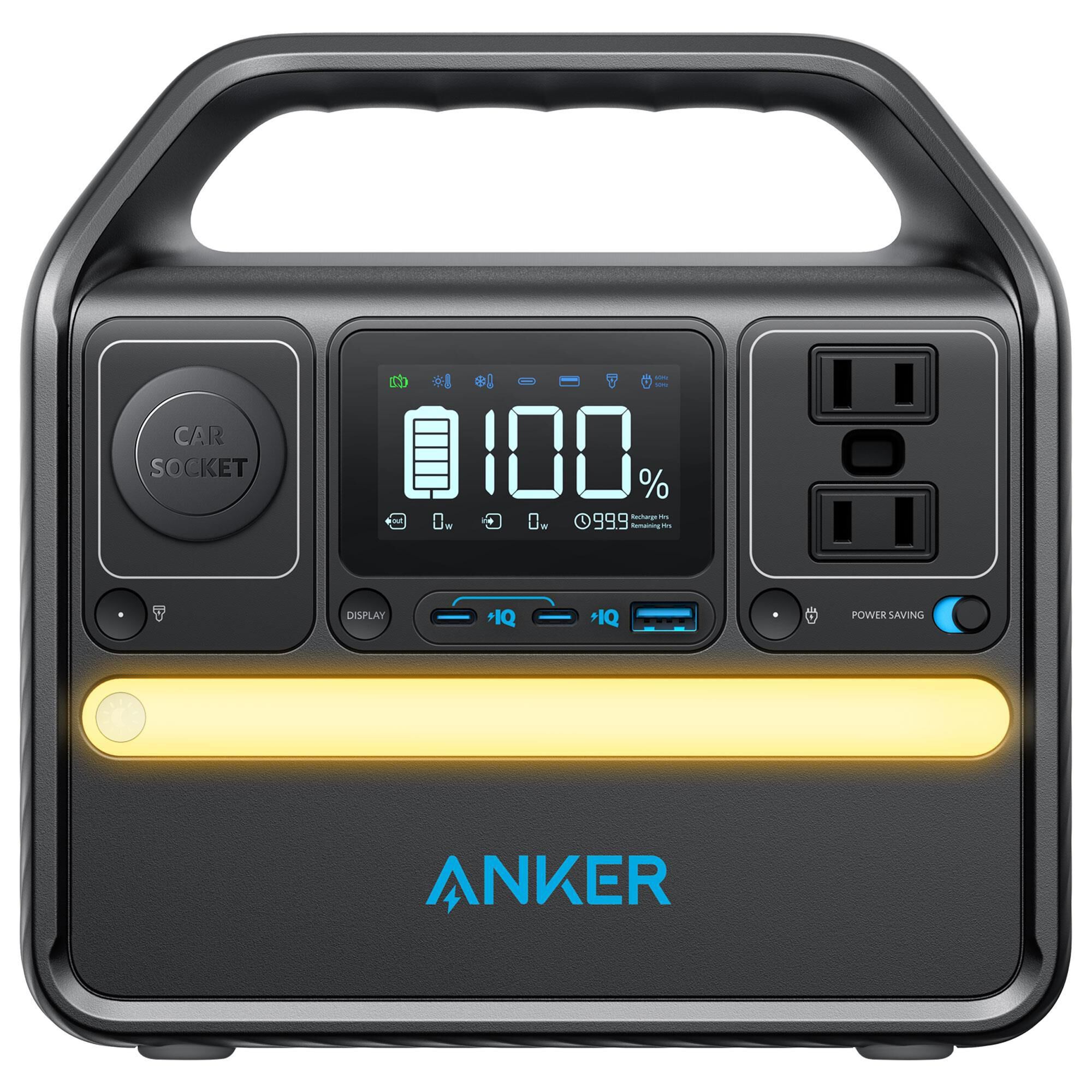 Anker Solix 522 Portable Power Station in Black | NFM