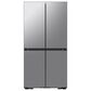 Samsung Bespoke Bespoke 28.6 Cu. Ft. 4-Door Flex French Door Refrigerator with Beverage Center in Stainless Steel, , large