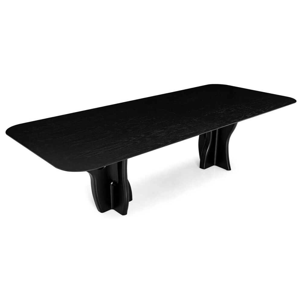 Herval Corporation Suma 86&quot; Dining Table in Black Oak - Table Only, , large