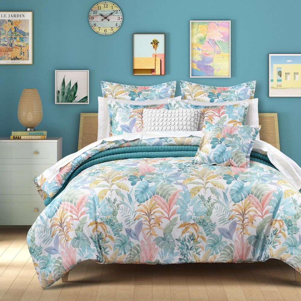J. Queen New York Bahama 2-Piece Twin/Twin XL Comforter Set in Aqua, , large
