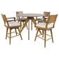 Waltham Axis 5-Piece Round Dining Set in Sable, , large