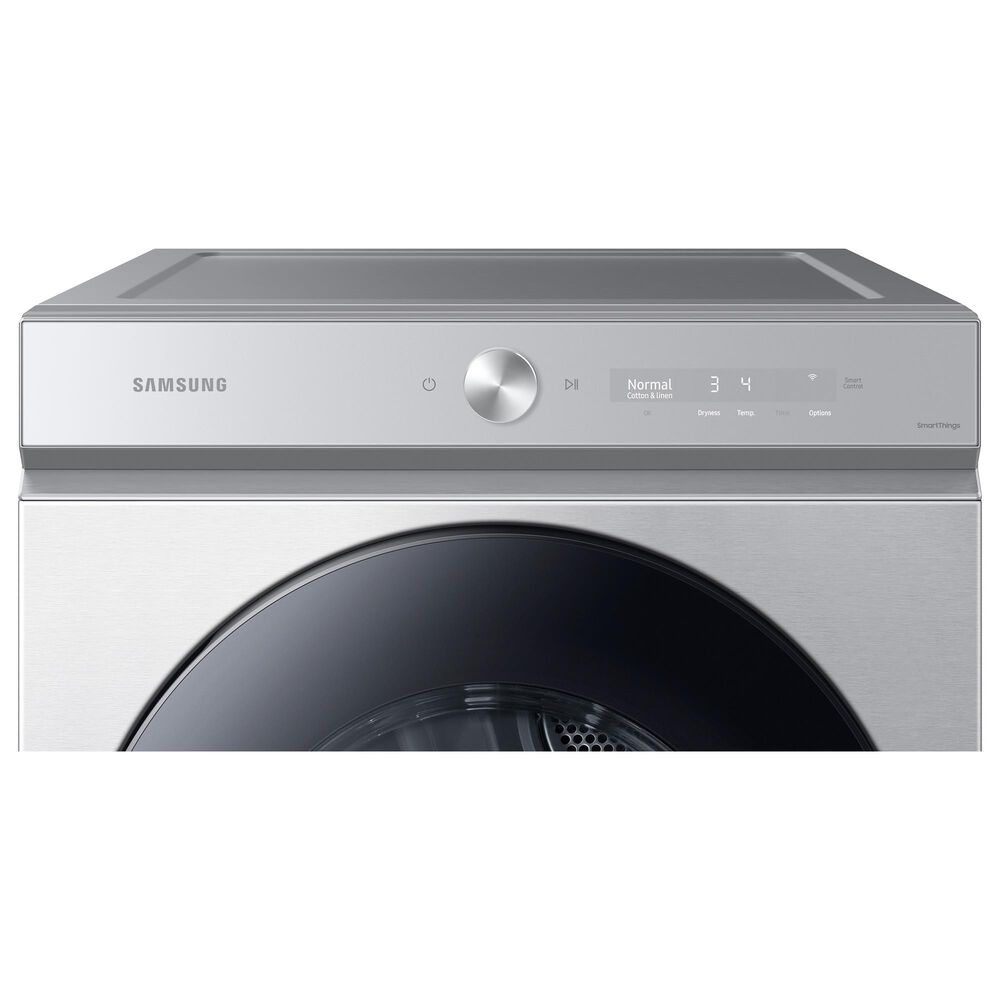 Samsung Bespoke 7.6 Cu. Ft. Front Load Electric Dryer with AI Optimal Dry and Super Speed Dry in Silver Steel, , large