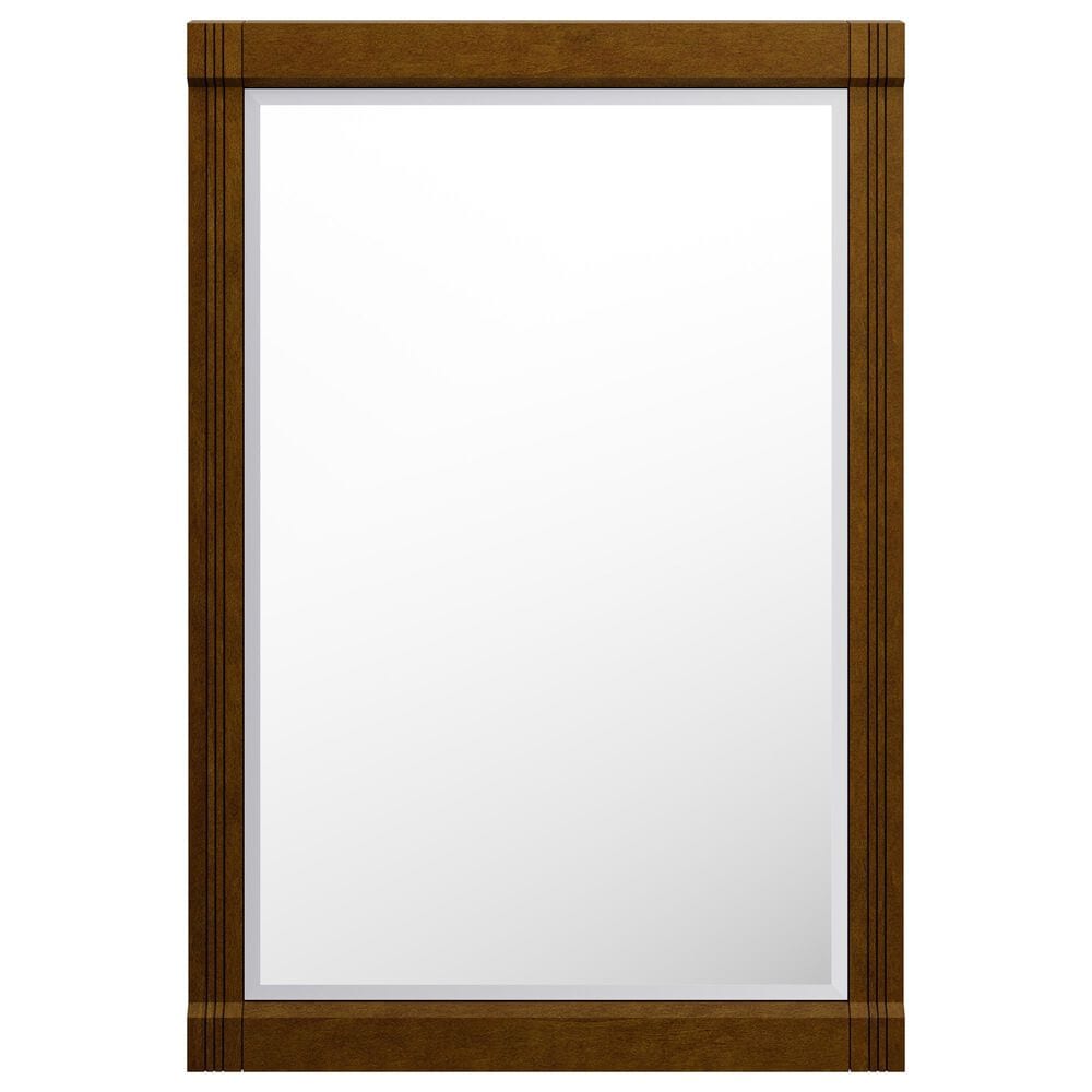 James Martin Bellshire 26" Rectangular Mirror in Honey Oak, , large
