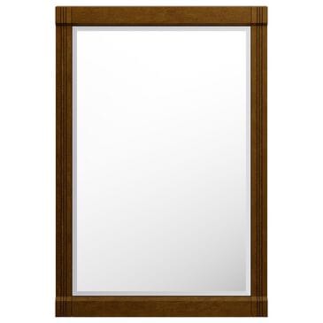 James Martin Bellshire 26" Rectangular Mirror in Honey Oak, , large
