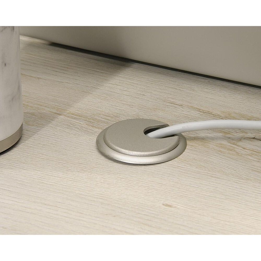 Sauder Trestle Executive Desk in Chalked Chestnut, , large