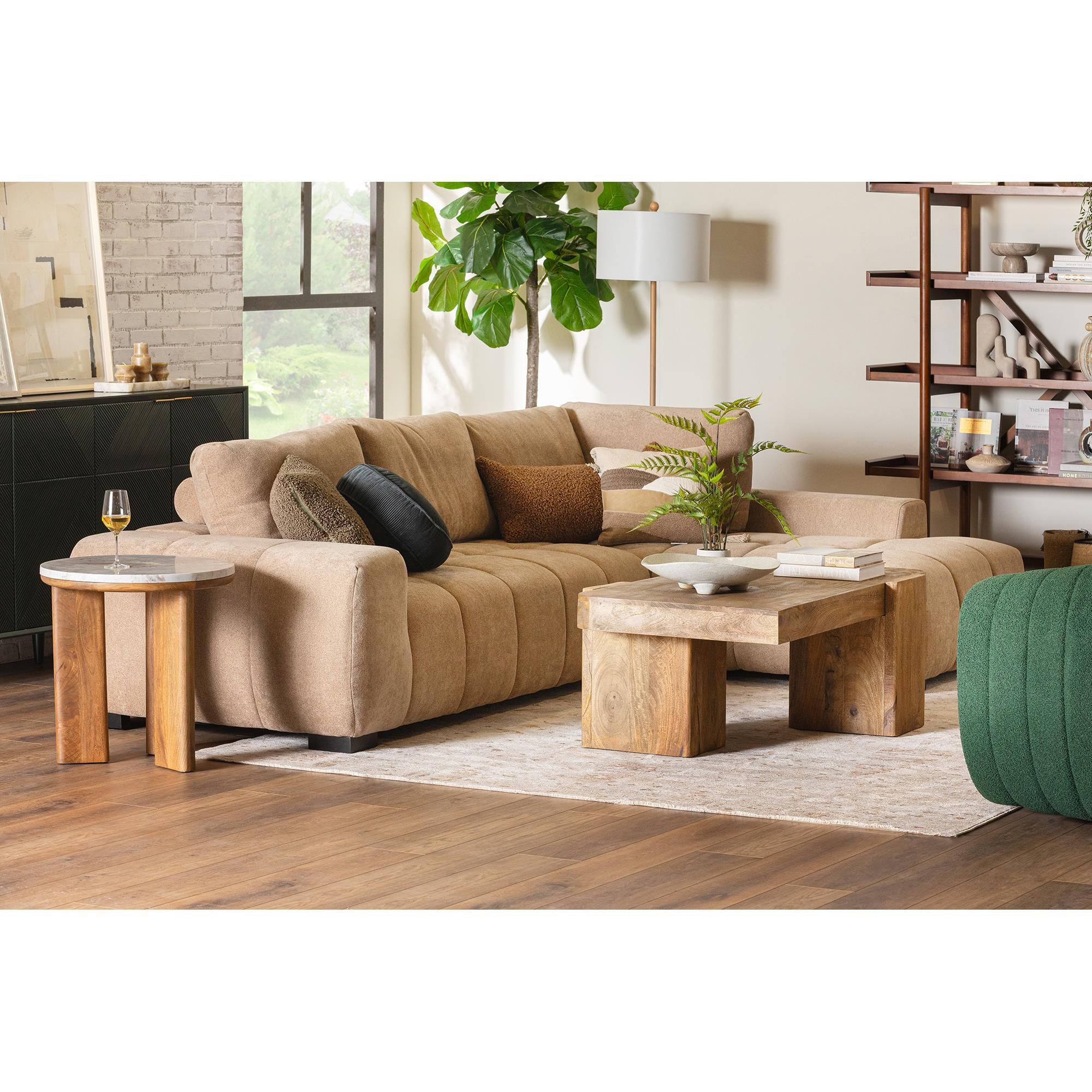 Pacific Landing Octavia 2-Piece Stationary Right Facing Sectional