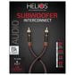 Helios 6" Subwoofer Cable in Black, , large