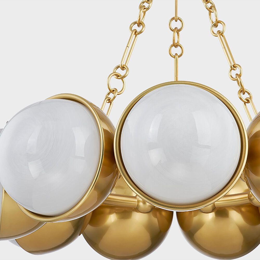 Corbett Lighting Althea 9-Light Chandelier in Vintage Polished Brass, , large