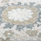 RIZZY Elite 10" x 13" Ivory and Light Grey Area Rug, , large