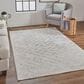 Feizy Micah Beige and Silver 3"11" x 6" Area Rug, , large