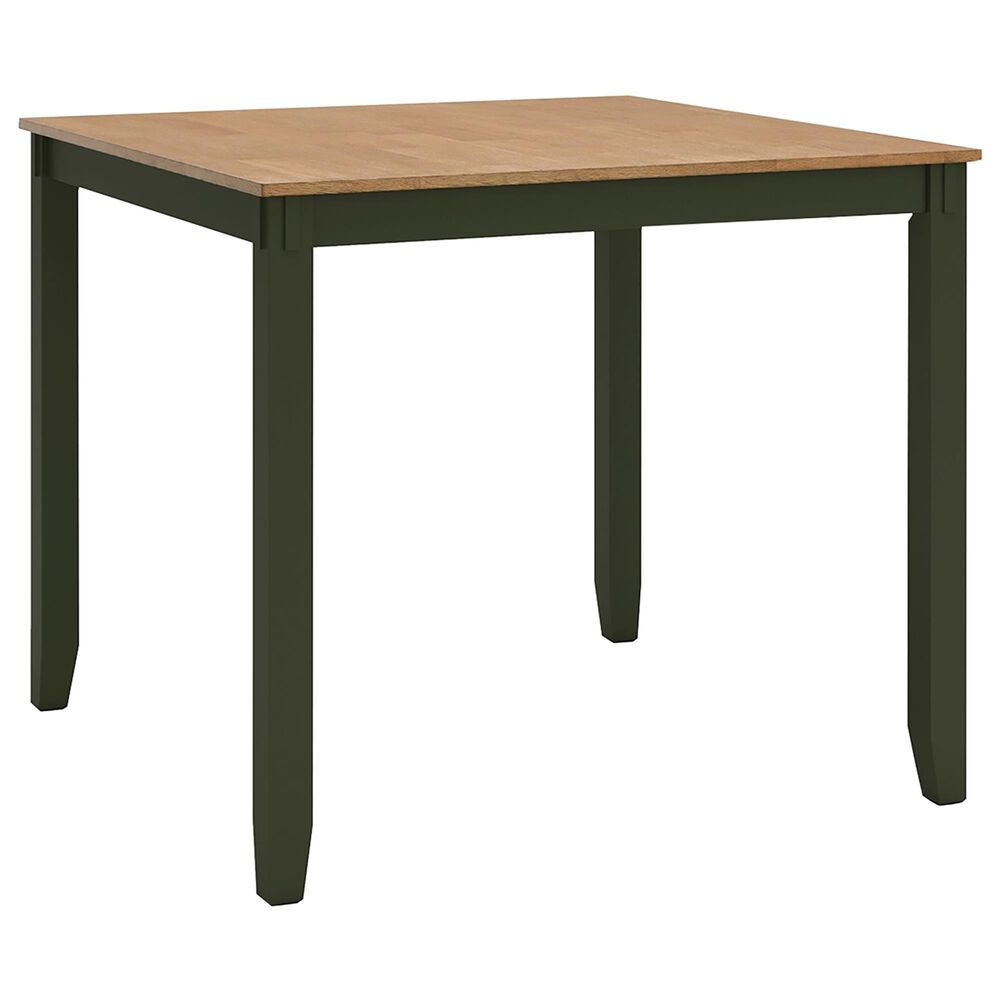 Ashley Gesthaven 5-Piece Counter Height Dining Set in Natural and Green, , large