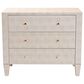 Baxton Studio Leyna 3-Drawer Storage Cabinet in Beige, , large