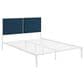 Modway Della Gray Fabric King Platform Bed in White, , large