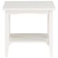 OSP Home Sierra End Table in White, , large