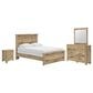 Ashley Makidern 4-Piece Queen Panel Bedroom Set in Natural Brown, , large