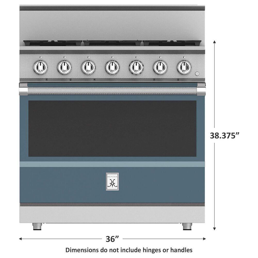 Hestan KRD Series 5.8 Cu. Ft. Slide-In Natural Gas Range with 5-Burner in Pacific Fog, , large