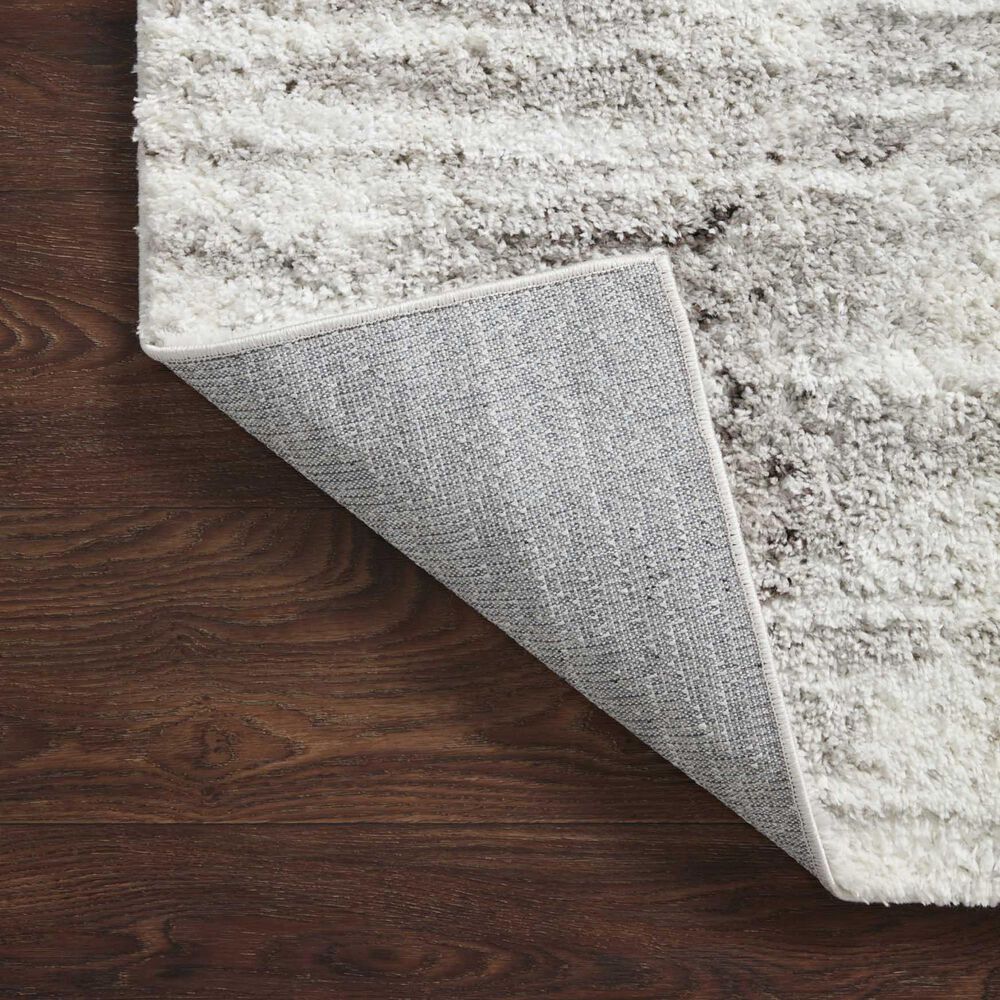 Loloi II Bliss 2&#39;3&quot; x 4&#39; Grey and Cream Area Rug, , large
