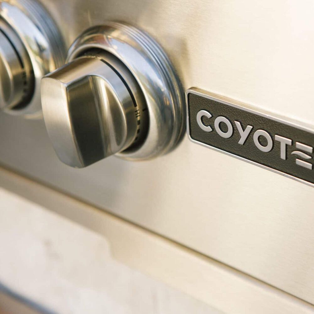 Coyote Outdoor 28&quot; Freestanding Natural Gas Grill in Stainless Steel, , large