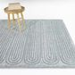 Balta Rugs Cocoon Ettore Teal 5"3" x 7" Area Rug, , large