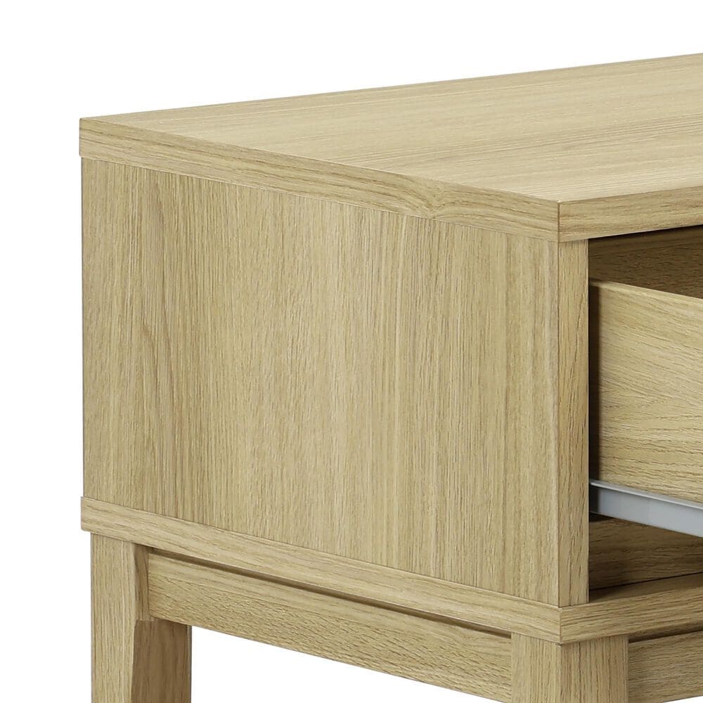 Safavieh Fidia 1-Drawer Nightstand in Light Oak, , large