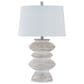 Southern Lighting Arden Table Lamp in White Washed, , large