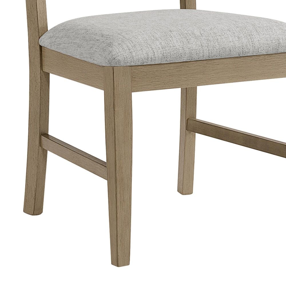 Boulder &amp; Pine Wood and Upholstered Seat Dining Chair in Natural, , large