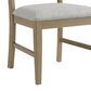 Boulder & Pine Wood and Upholstered Seat Dining Chair in Natural, , large