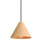 Golden Lighting Conique 1-Light Mini Pendant in Light Walnut, , large