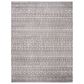 Safavieh Tulum TUL263F 9" x 12" Dark Grey and Ivory Area Rug, , large