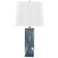 Grandview Gallery Curvo Square Table Lamp in Blue and Gold, , large
